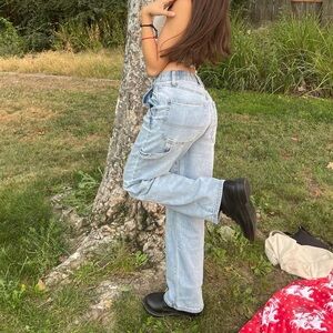 Light Blue Denim Carpenter Jeans